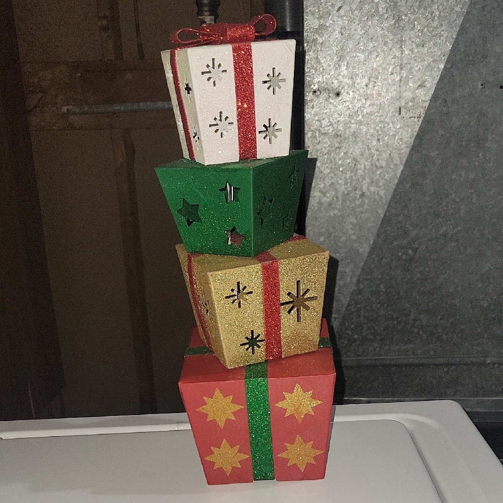 Festive Stacked Holiday Boxes
